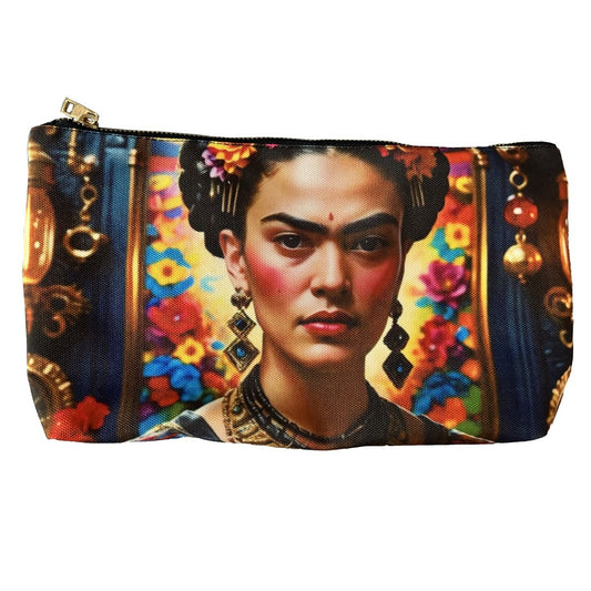 Sminkväska / necessär "Frida Kahlo" med halsband